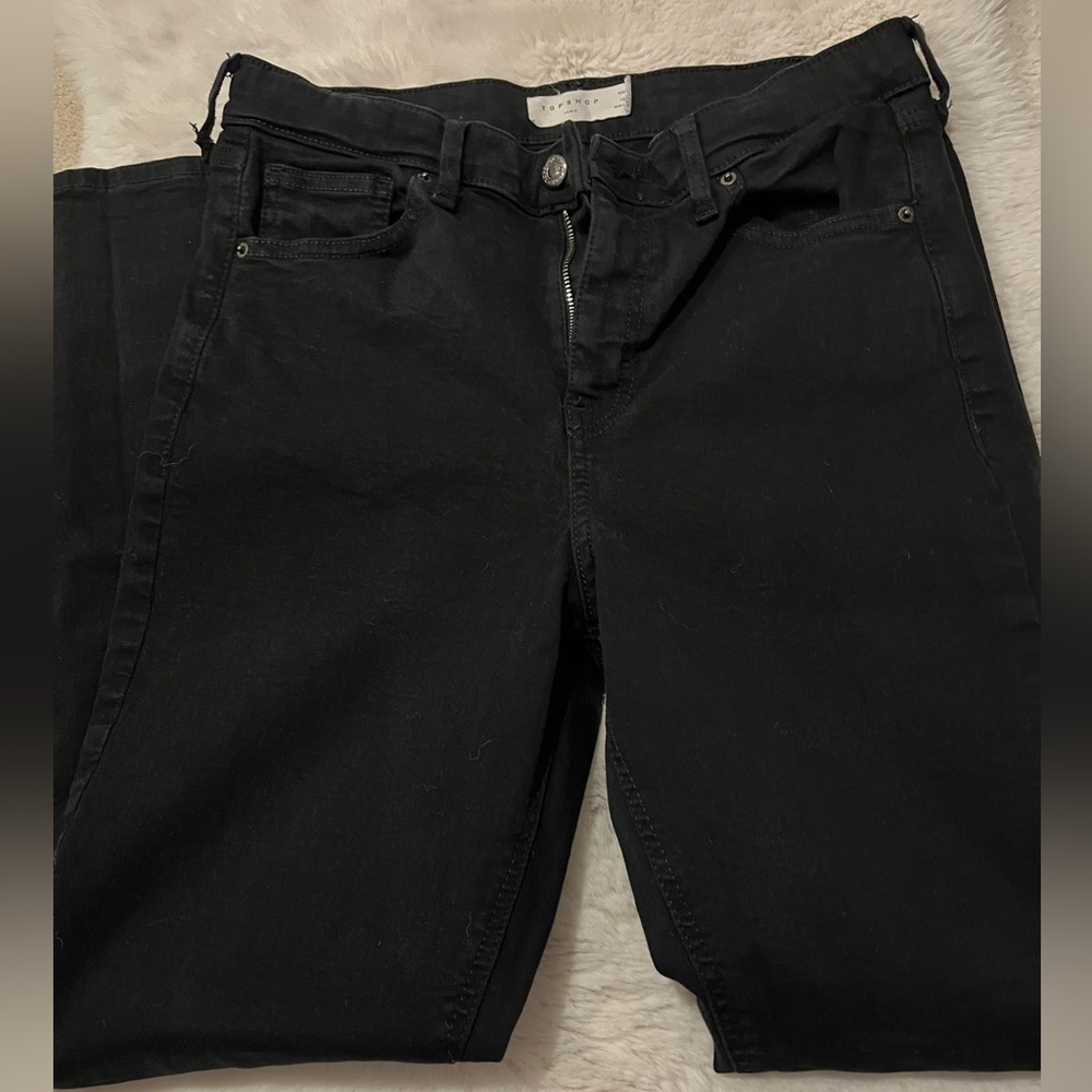 TOPSHOP Jamie Jeans in Black